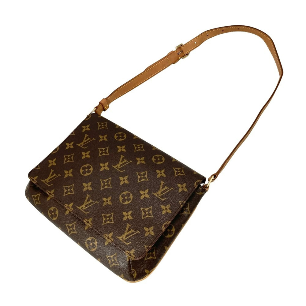 LOUIS VUITTON Brown Monogram Canvas Shoulder Bag - Picture 4 of 12